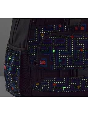 Mochila escolar Pac Man Mackenzie infantil unisex