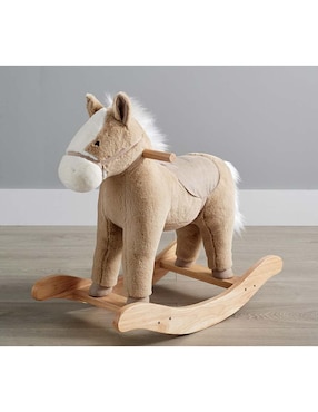 Mecedora Infantil Musical Horse Rocker De Madera