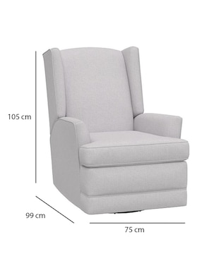 Mecedora Modern Wingback