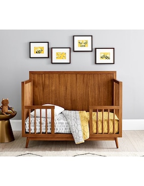 Barandal para convertir a cama infantil Mid Century