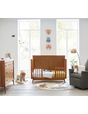 Barandal para convertir a cama infantil Mid Century