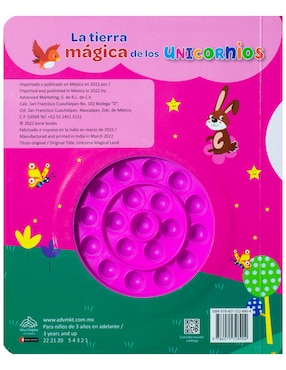 Libro Apretando burbujas: la tierra mágica de los unicornios de Silver Dolphin