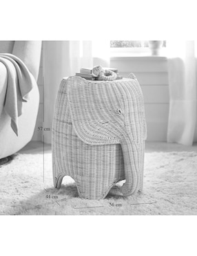 Mesa lateral Rattan Elephant