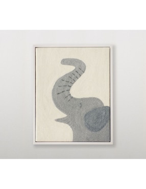 Imagen de producto Cuadro Felted Elephant técnica mixta Wall Art