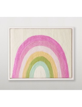 Imagen de producto Cuadro técnica mixta Pottery Barn Kids Felted Rainbow