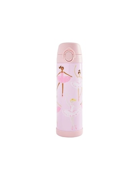 Termo De Acero Inoxidable Ballerina Con Tapa Flip Top