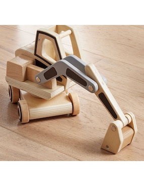 Set de vehículos Wooden Construction Trucks