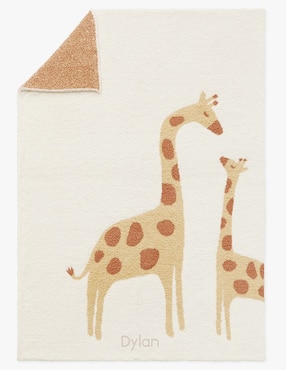 Cobija De Tejido Plano Fuzzy Giraffe