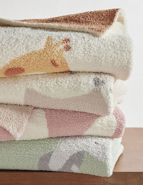 Cobija de tejido plano Fuzzy Bear