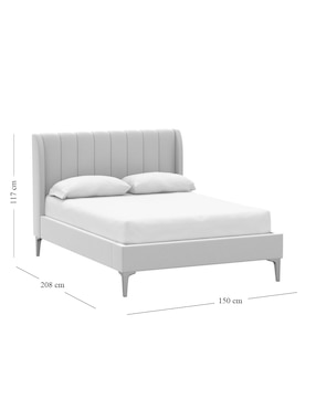 Cama Avalon de madera matrimonial