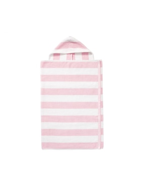 Imagen de producto Toalla con gorro Rugby Stripe de algodón infantil