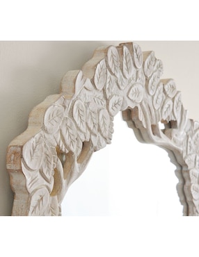Espejo irregular Enchanted Carved Wood
