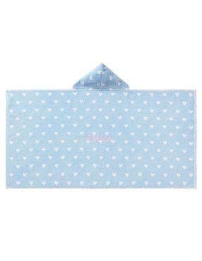 Toalla con gorro Heart Kid Hooded Towels de algodón
