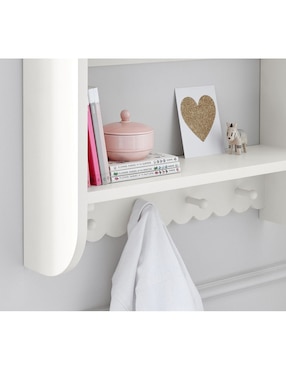 Repisa Scalloped de madera