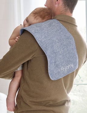 Repetidor Linen Burp de algodón