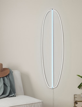 Figura decorativa Surf Board Neon