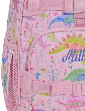 Mochila escolar Mackenzie Pink Dinos para niña