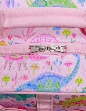Mochila escolar Mackenzie Heritage Pink Dinos para niña