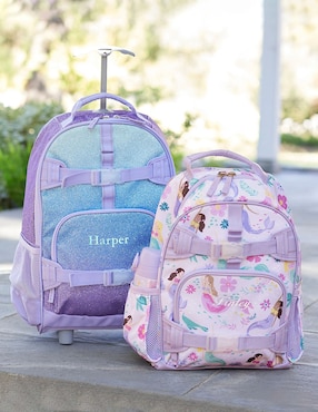 Mochila escolar Mackenzie Lavender impermeable para niña