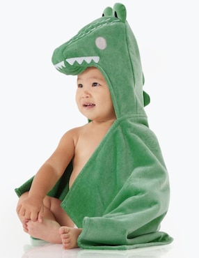 Toalla para baño Crocodile de algodón infantil