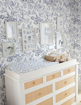 Portarretrato Pottery Barn Kids Hydrangea First Year de metal para 13 fotos