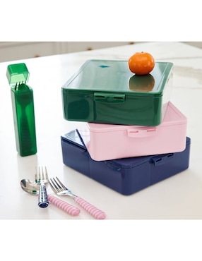 Contenedor Square Bento de plástico