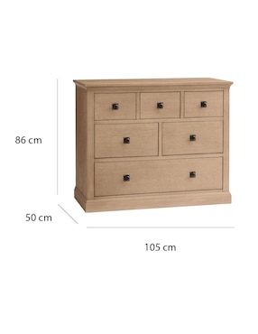 Cómoda Charlie de madera
