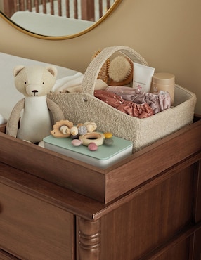 Canasta con forma rectangular Nursery de poliéster