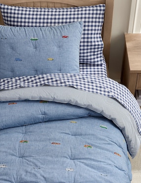 Edredón Chambray Embroidered Transportation