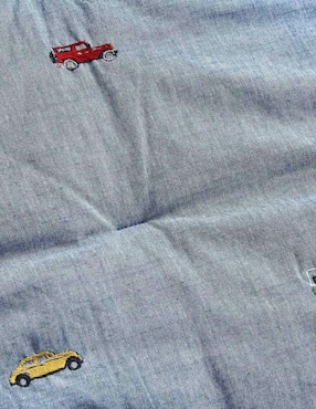 Edredón Chambray Embroidered Transportation