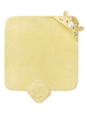 Toalla con gorro Soft Touch de algodón infantil