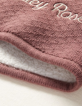 Cobija Knit Sherpa para bebé niña