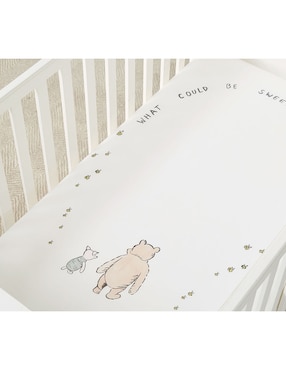 Sábana de cajón para cuna de algodón 200 hilos Disney's Winnie The Pooh
