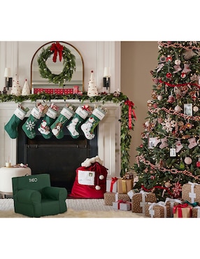Ornamento navidad copo de nieve Nordic