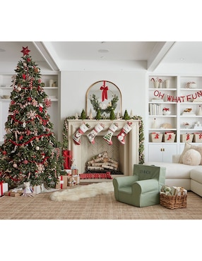 Ornamento navidad copo de nieve Nordic