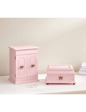 Joyero Love Shack Fancy con espejo y cerradura