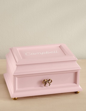Joyero Love Shack Fancy con espejo y cerradura