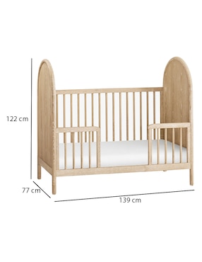 Kit de cuna con barandal Vivienne