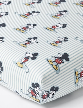 Sábana para cajón de algodón Mickey Mouse