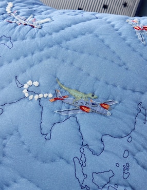 Colcha Airplane Map
