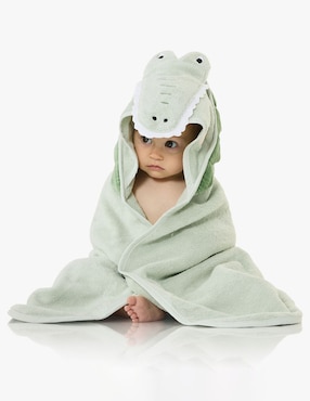 Toalla con gorro Soft Animal de algodón infantil