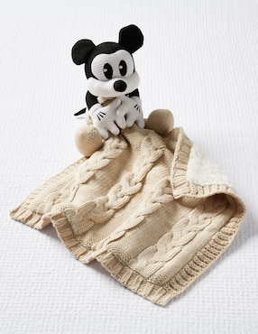 Manta de apego de tejido plano Mickey Mouse para niño
