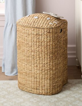 Cesto para ropa de ratán