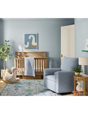 Cuadro Mama ganso y su bebé técnica mixta Pottery Barn Kids Felted Geese