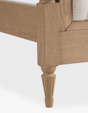 Cama Blythe de madera matrimonial