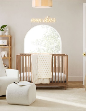 Cobija de tejido plano Modern Cozy para bebé niña