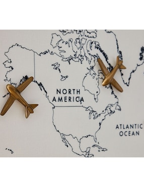 Pizzara Airplane Magnet de lino