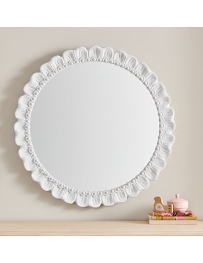 Espejo circular Ruffled