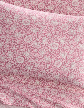 Juego de sábanas de algodón Morris & Co. Mallow Floral