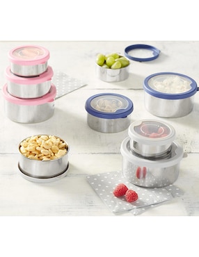 Set contenedor Spencer de acero inoxidable 3 piezas